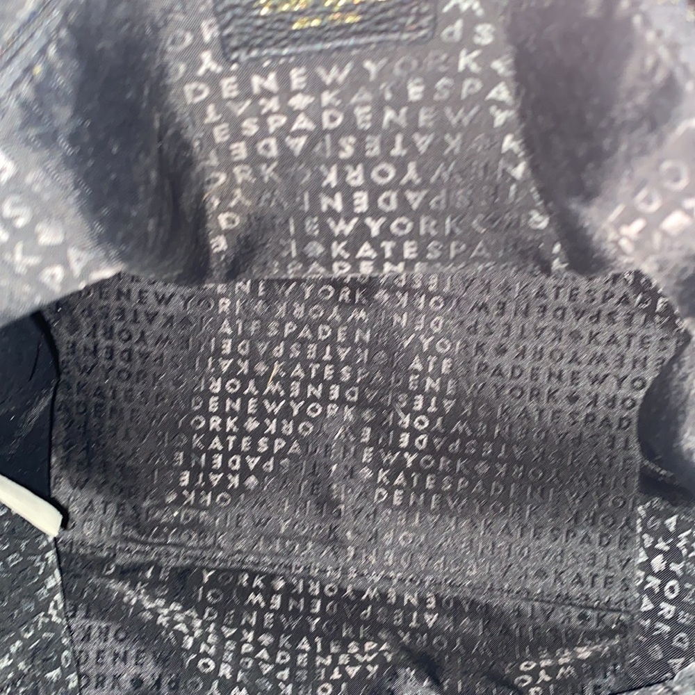 Kate Spade Large Leather Drawstring Backpack Like… - image 6